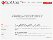 Tablet Screenshot of egfox.com